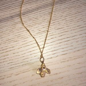 Dainty bee necklace